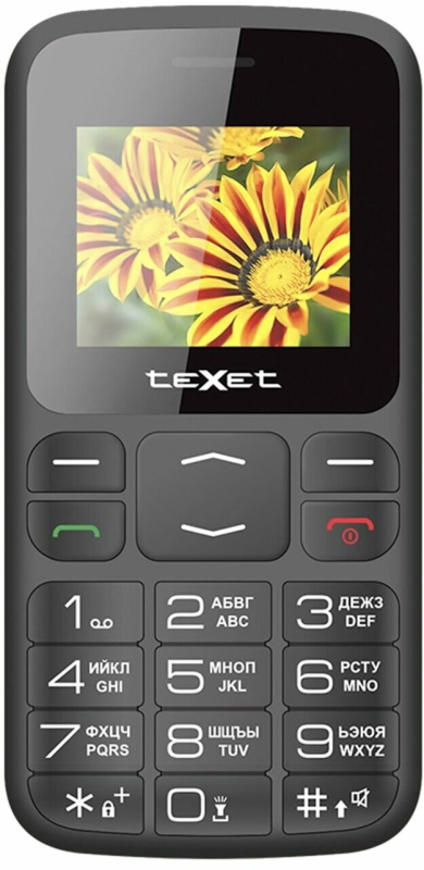 Купить Мобильный телефон Texet TM-B208 Black